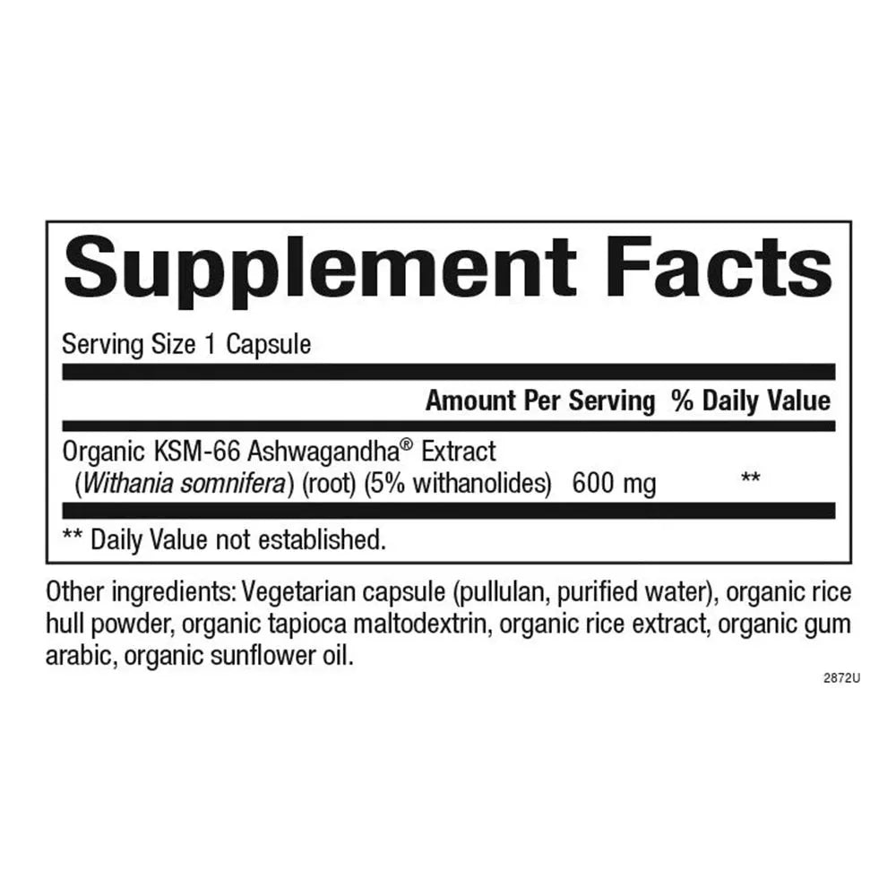Natural Factors KSM-66 Ashwagandha® (60 Capsule)