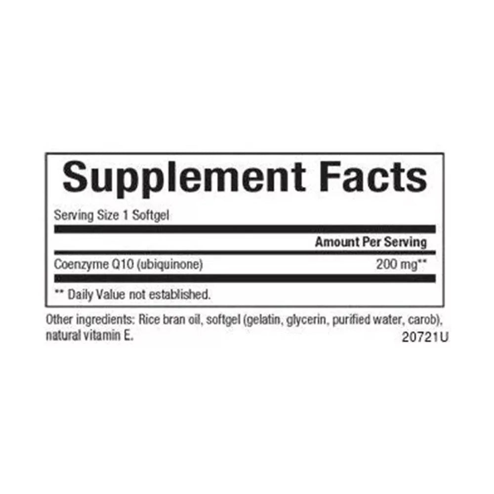 Natural Factors Coenzyme Q10 100 % Natural (60 Softgels)