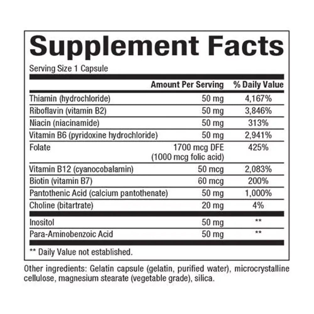 Natural Factors Hi Potency B Complex (90 Capsules)