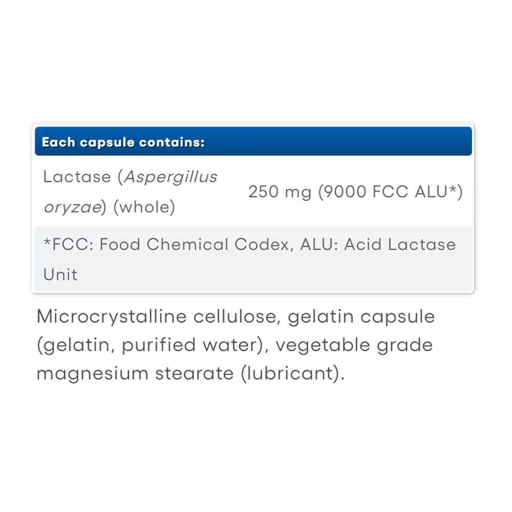 Natural Factors Lactase Enzyme (60 Capsules)