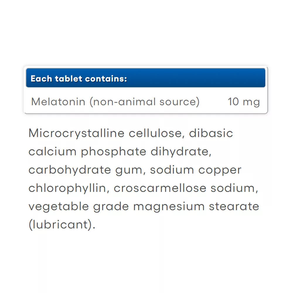 Natural Factors Melatonin Quick Release Plus Timed Release 10 mg (90 Tablets)