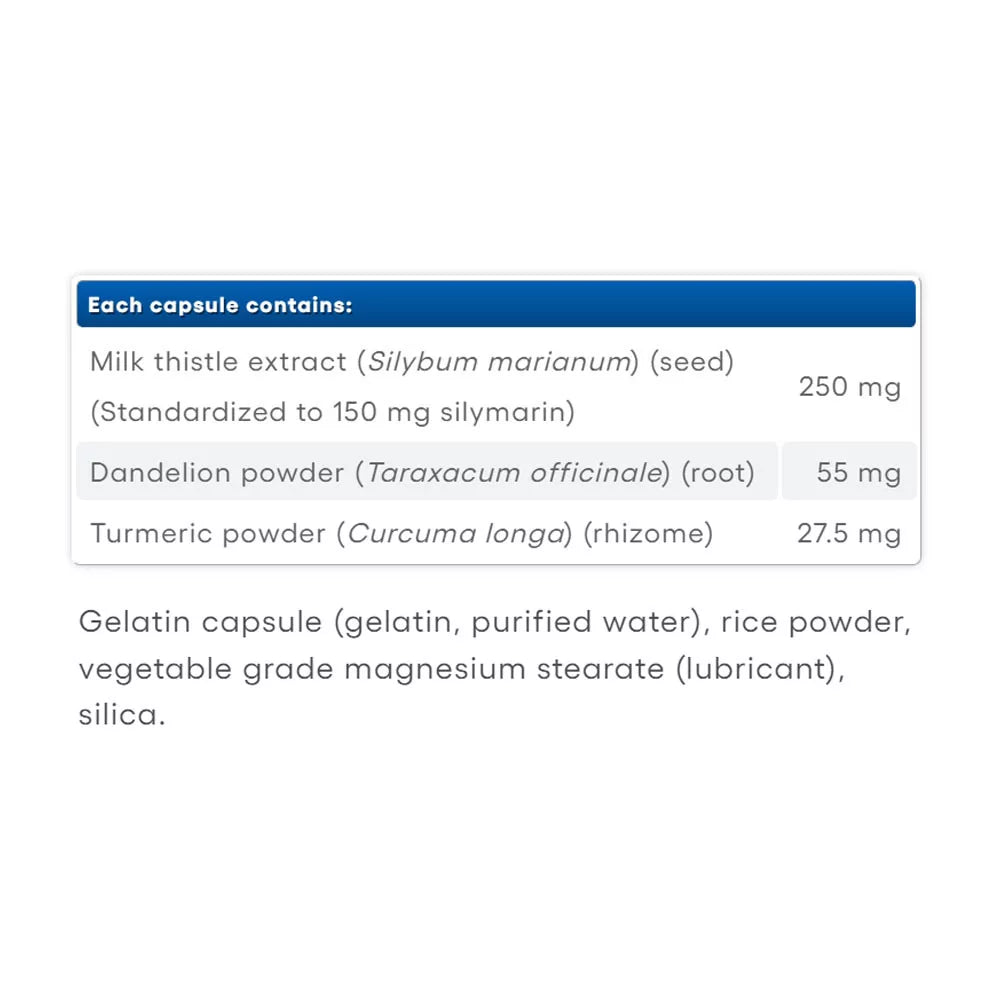 Natural Factors Milk Thistle 250 mg/150 mg Silymarin (90 Capsules)