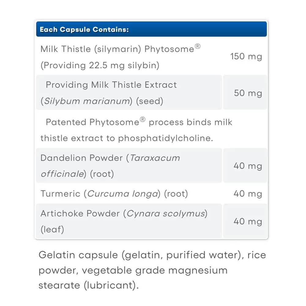 Natural Factors Milk Thistle Phytosome 150 mg (90 Capsules)
