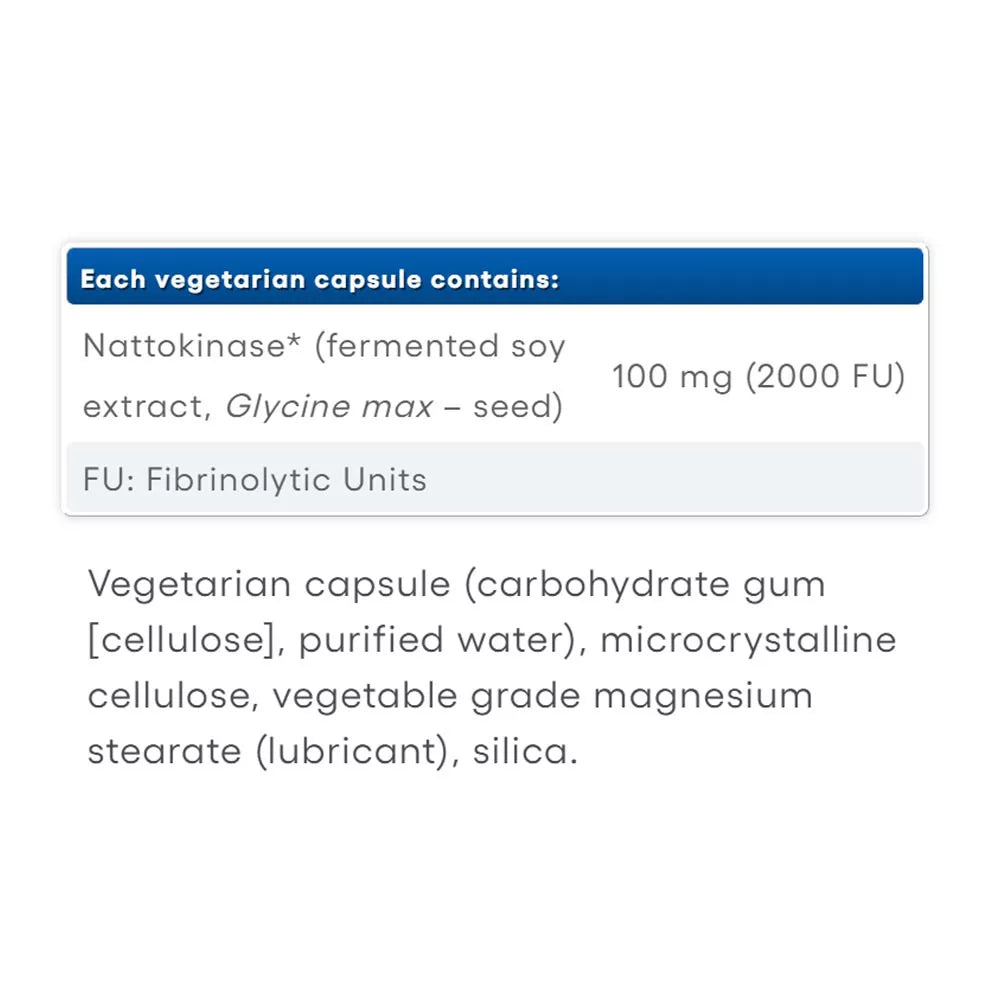 Natural Factors Nattokinase 100 mg (60 Veggie Capsules)