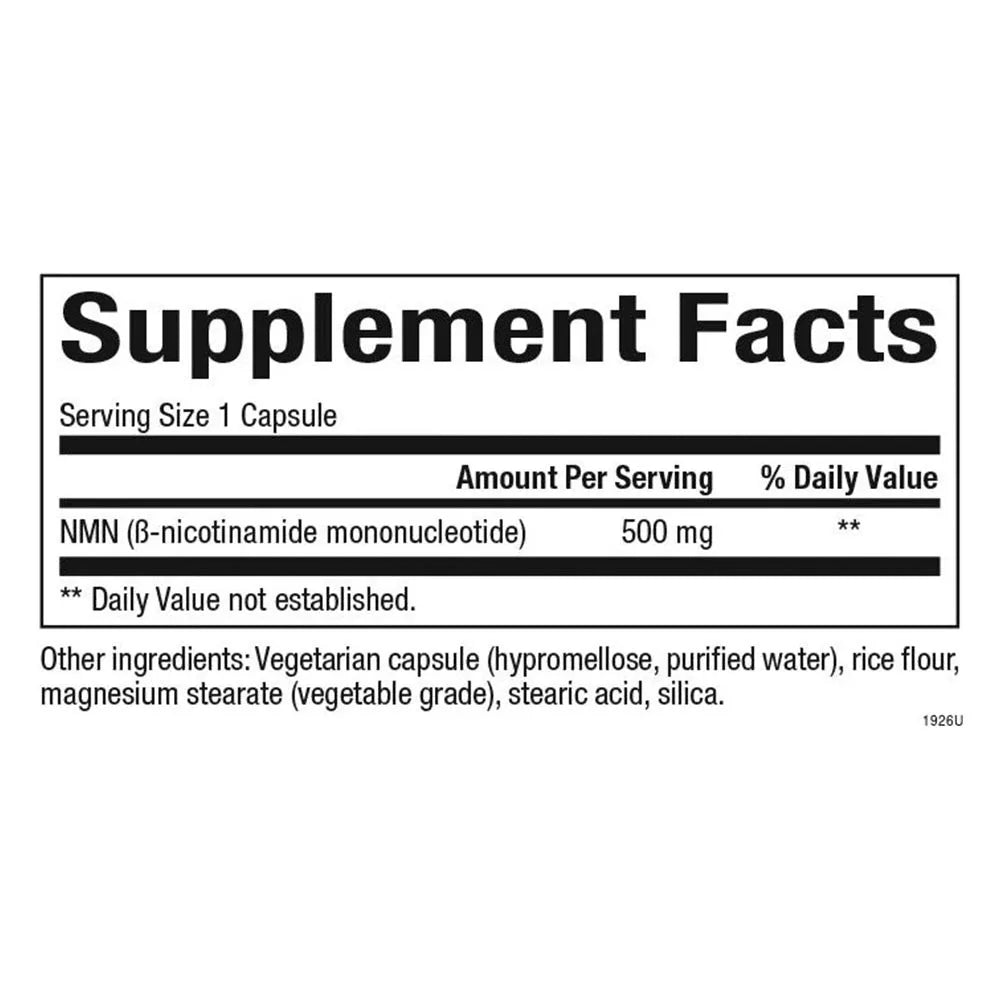 Natural Factors regenerLife NMNSurge NAD+ Boost 500 mg (30 Capsules)