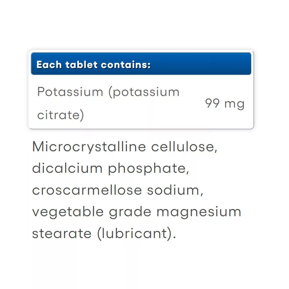Natural Factors Potassium Citrate 99 mg (90 Tablets)