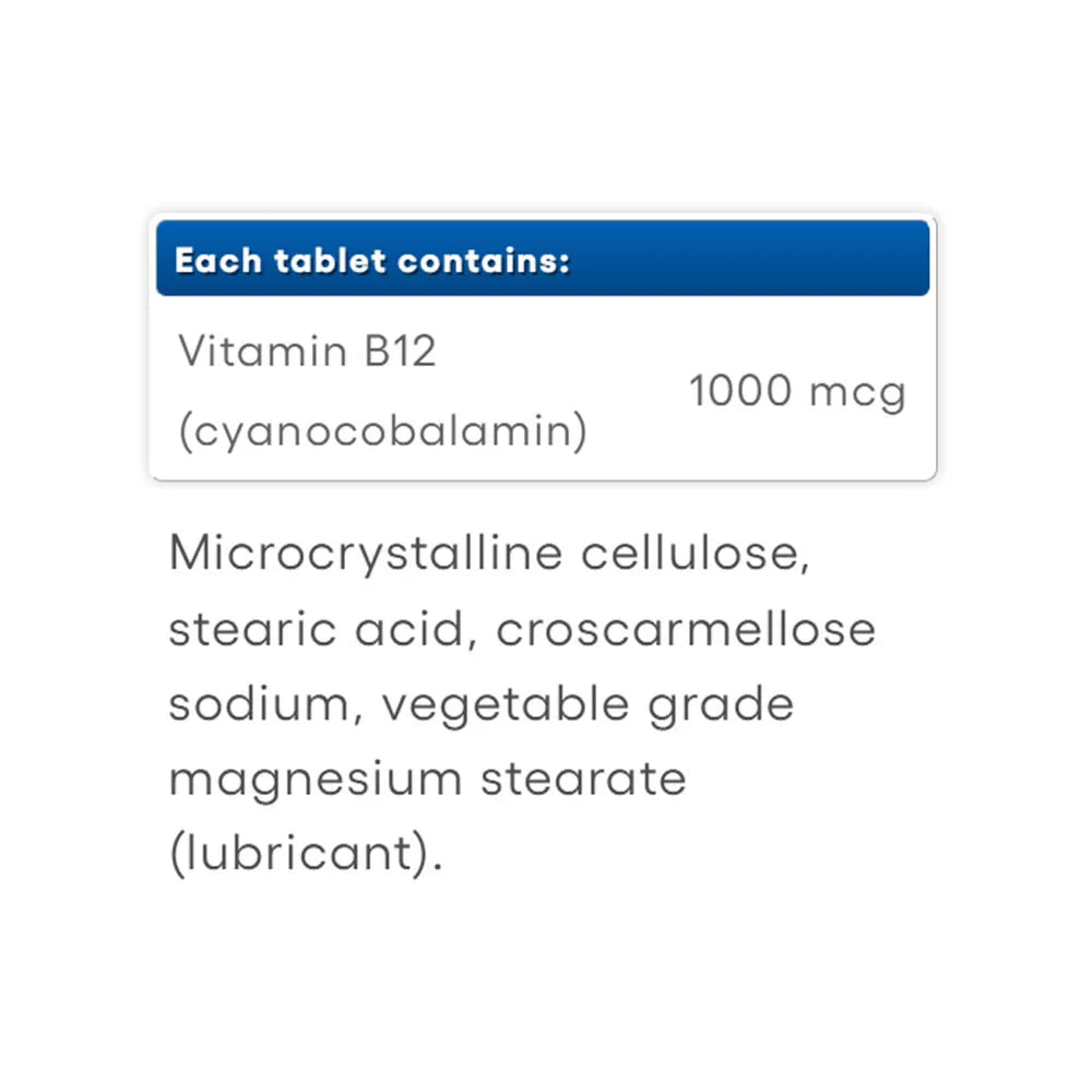 Natural Factors Vitamin B12 1000 mcg (90 Tablets)