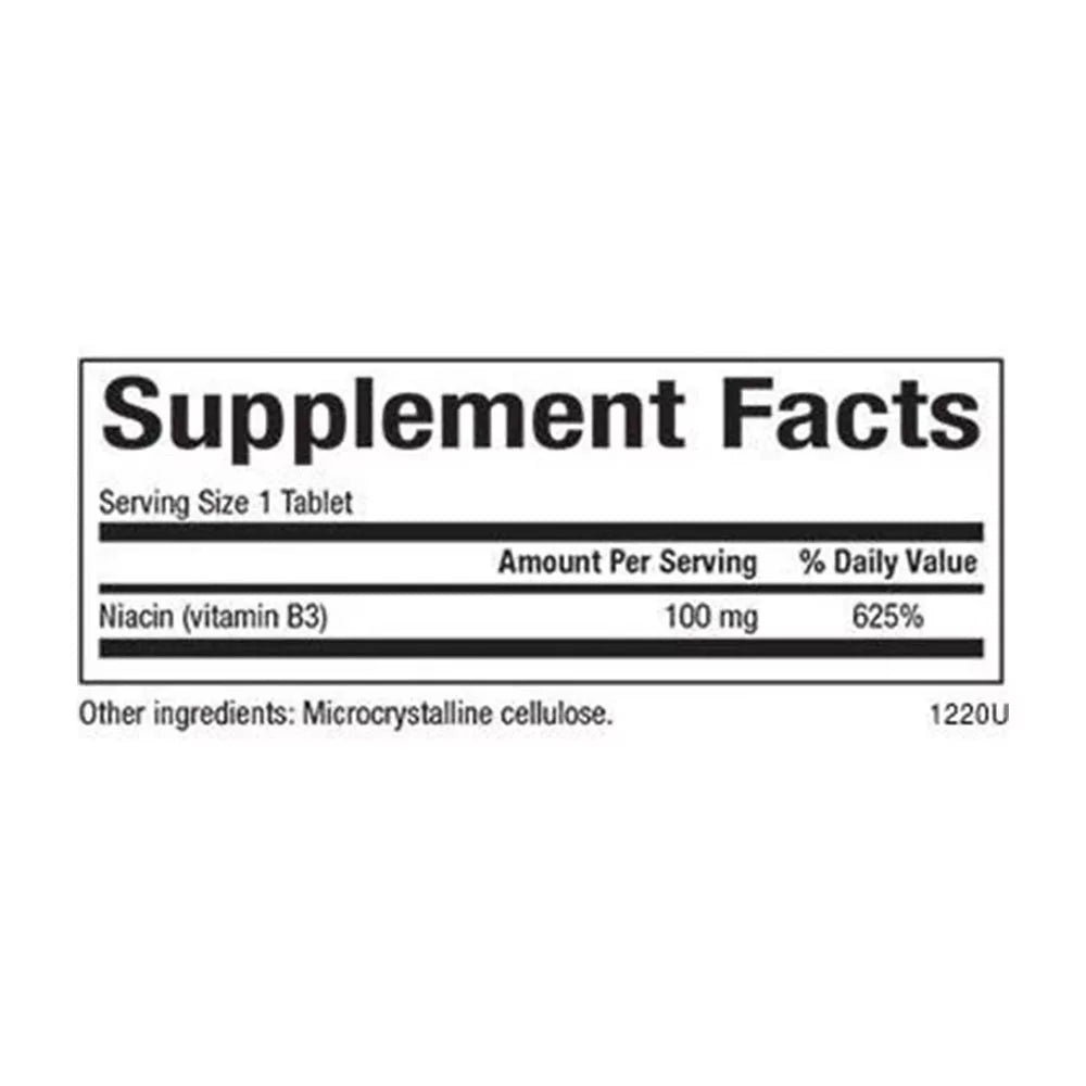Natural Factors Niacin 100 mg (90 Tablets)