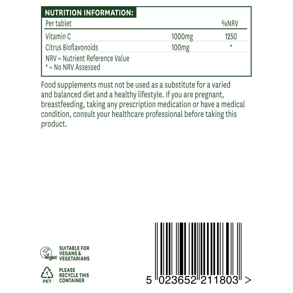 Natures Aid Vitamin C 1000mg Time Release (90 Tablets)