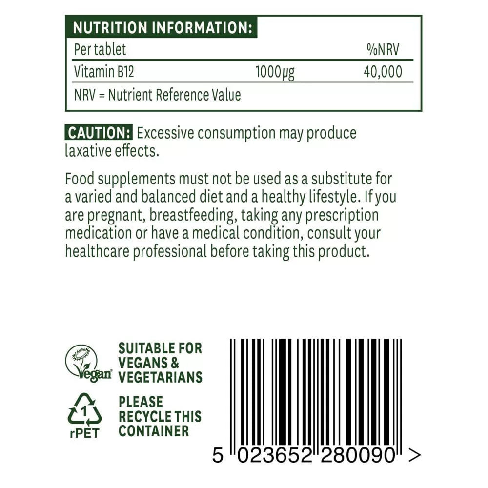 Natures Aid Vitamin B12 (90 Tablets)