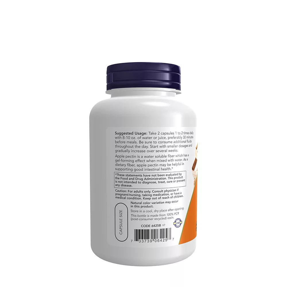 Now Foods Apple Pectin 700 mg (120 Veg Capsules)