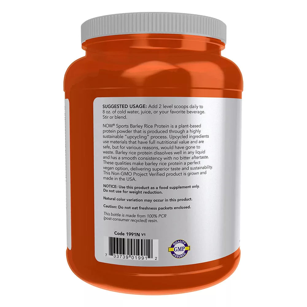 Now Foods Barley Rice Protein Powder (680 g)