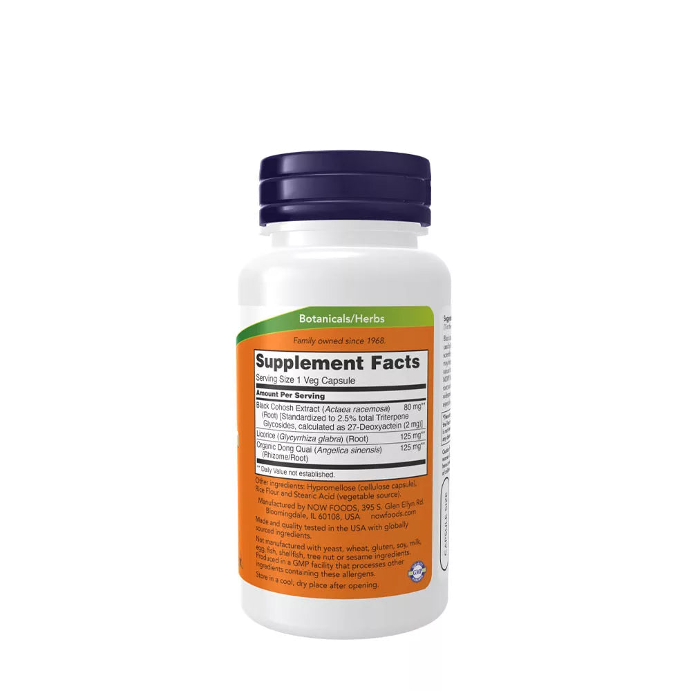 Now Foods Black Cohosh 80 mg (90 Capsules)