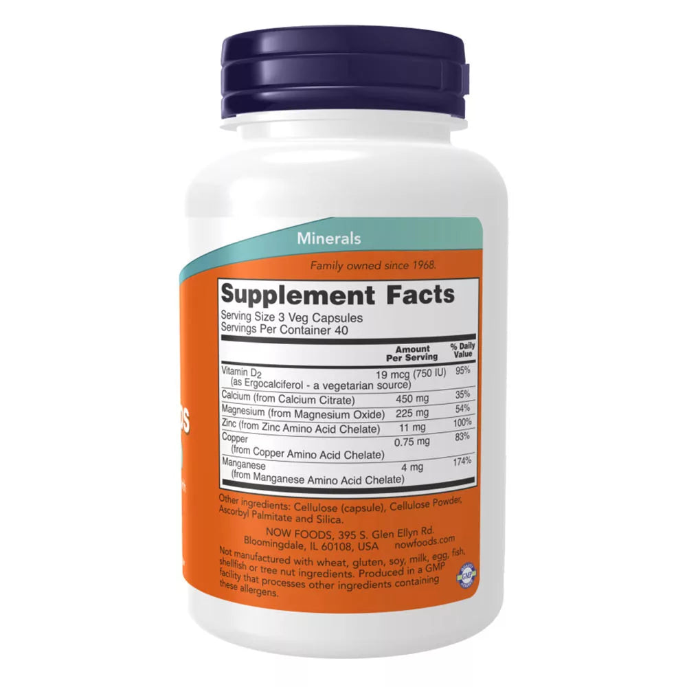 Now Foods Calcium Citrate (120 Veg Capsules)