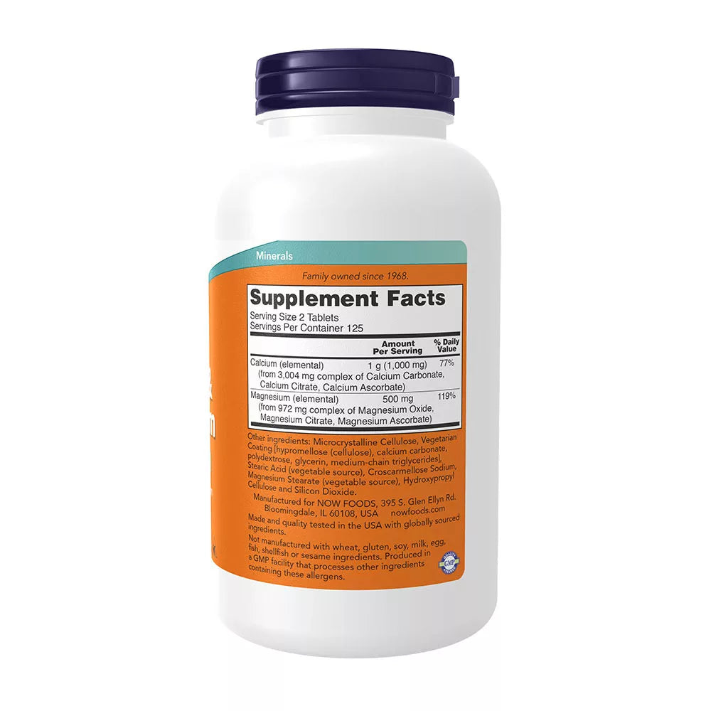 Now Foods Calcium & Magnesium (250 Tablets)
