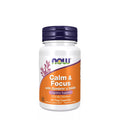 Now Foods Calm & Focus with Zembrin® & GABA (60 Veg Capsules)