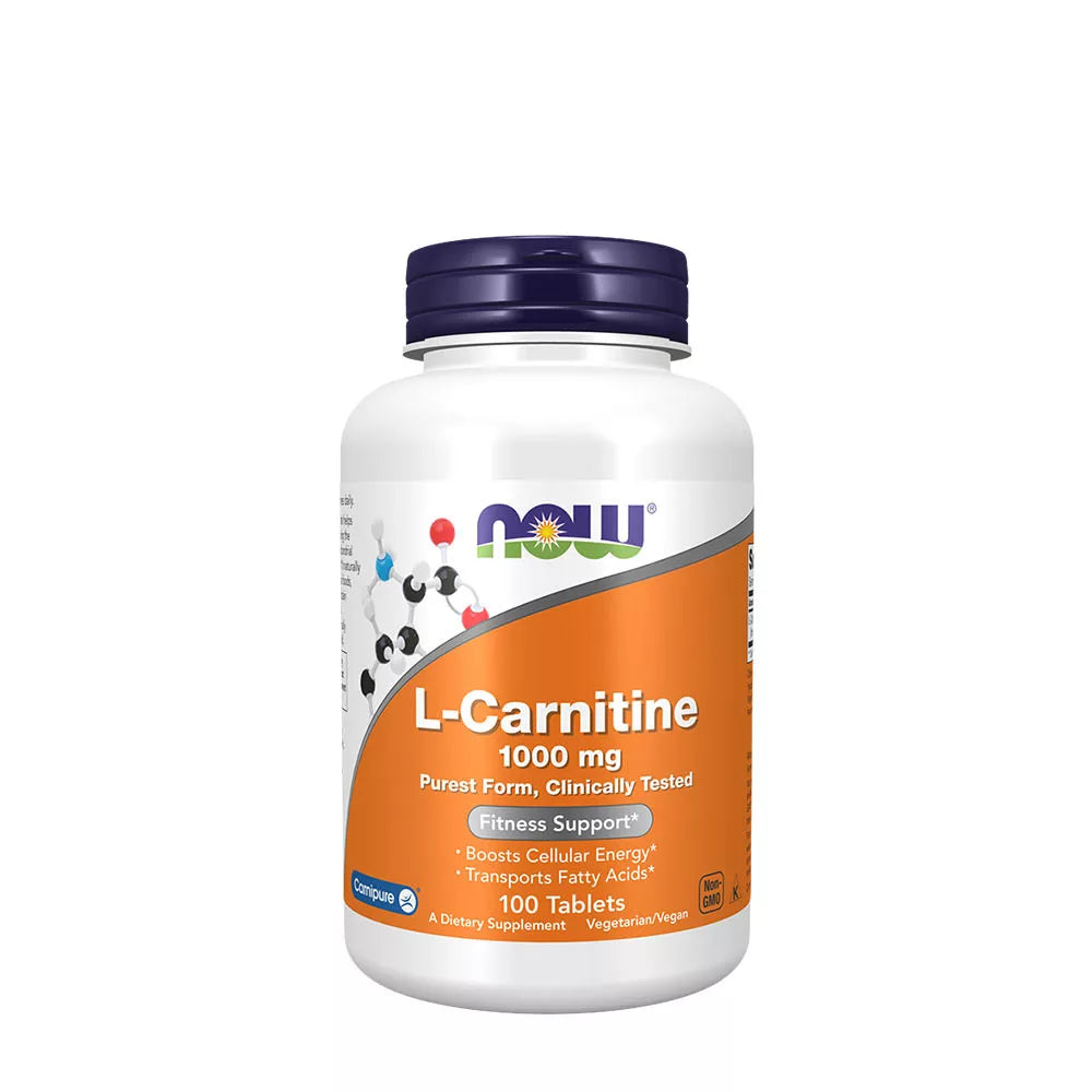 Now Foods L-Carnitine 1000 mg (100 Tablets)