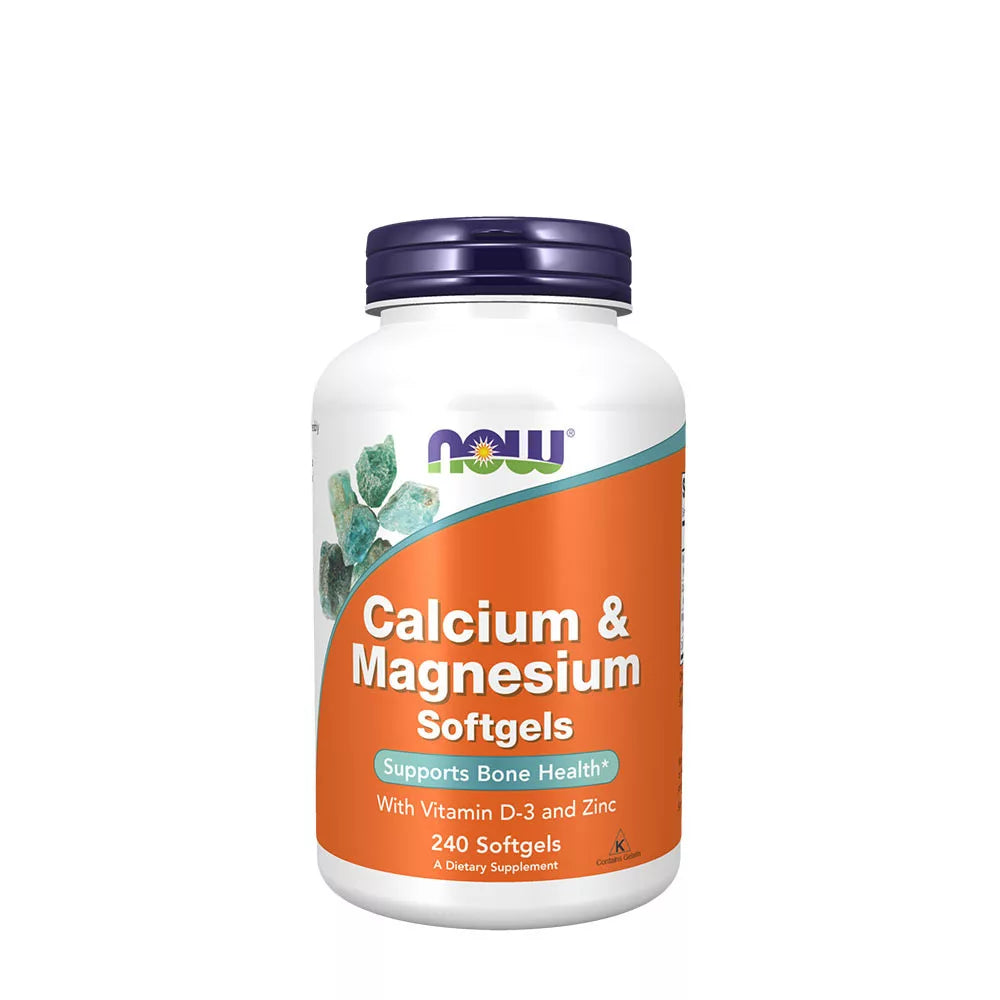 Now Foods Calcium & Magnesium (240 Softgels)