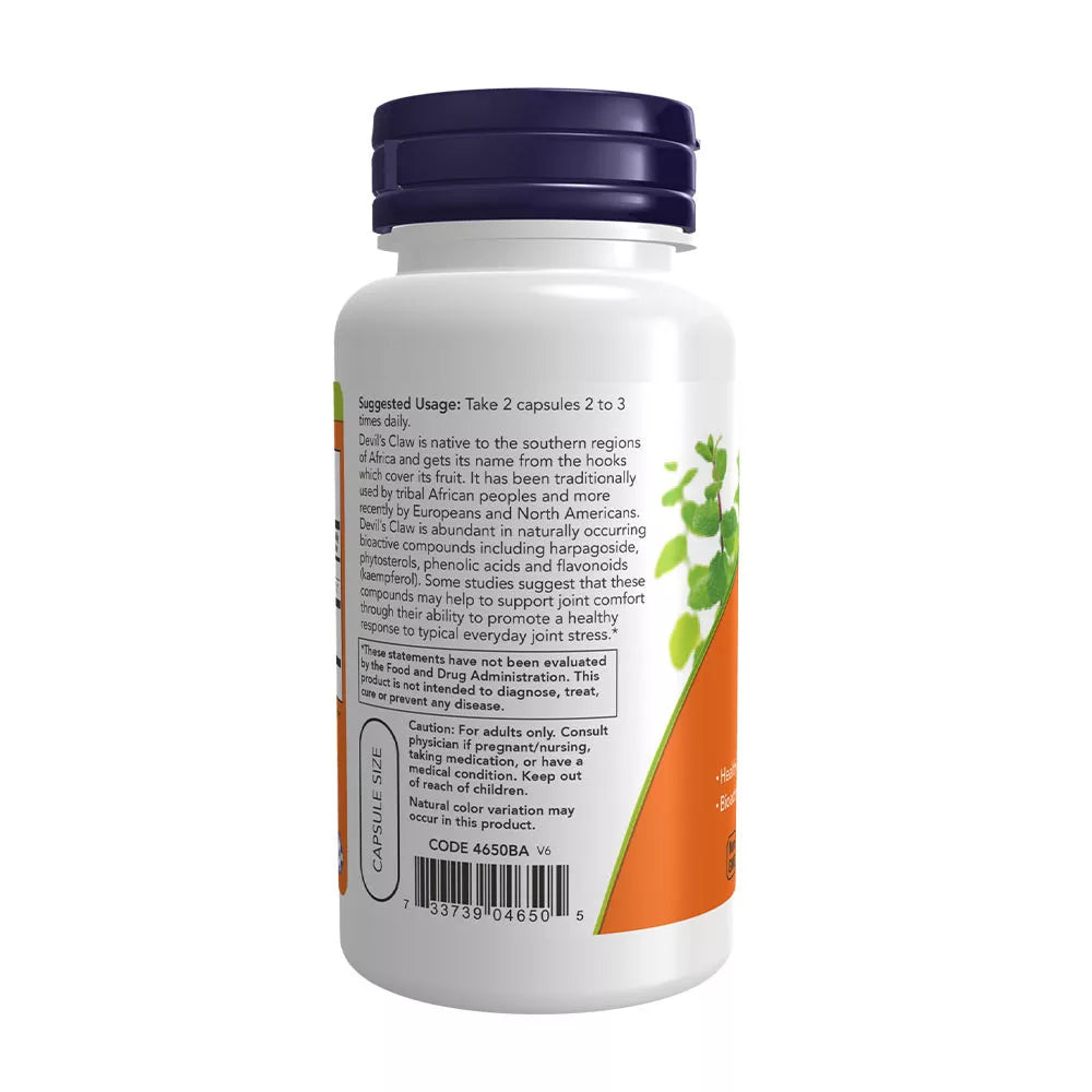 Now Foods Devil's Claw Veg Capsules (100 Veg Capsules)