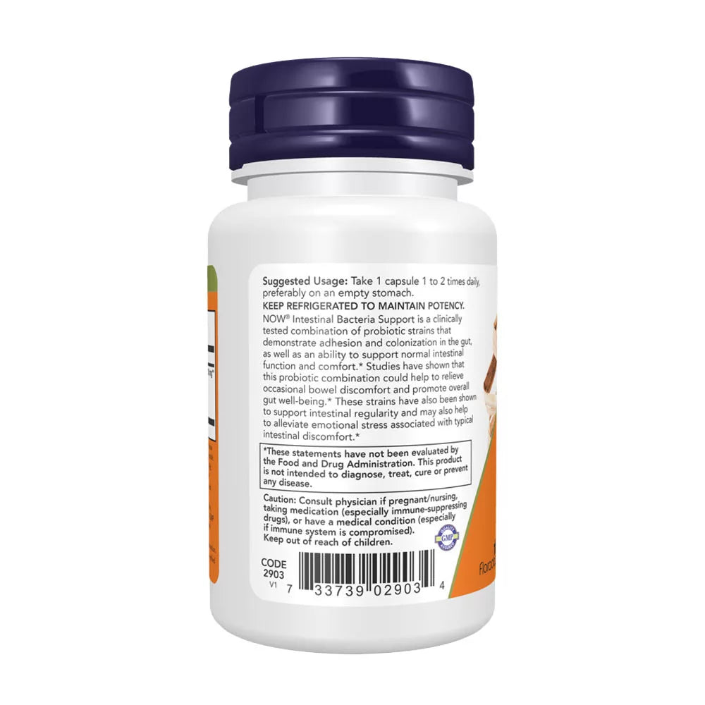 Now Foods Intestinal Bacteria Support (60 Capsules)