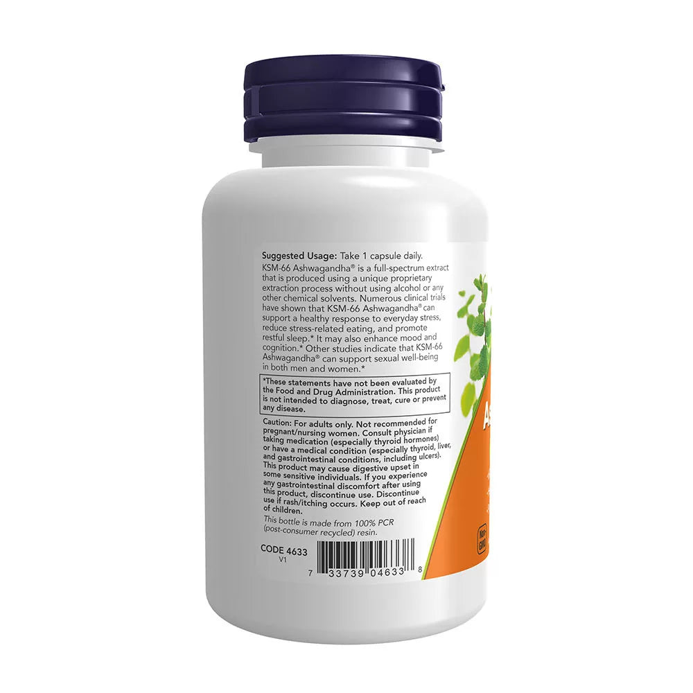 Now Foods KSM-66 Ashwagandha® (90 Capsules)