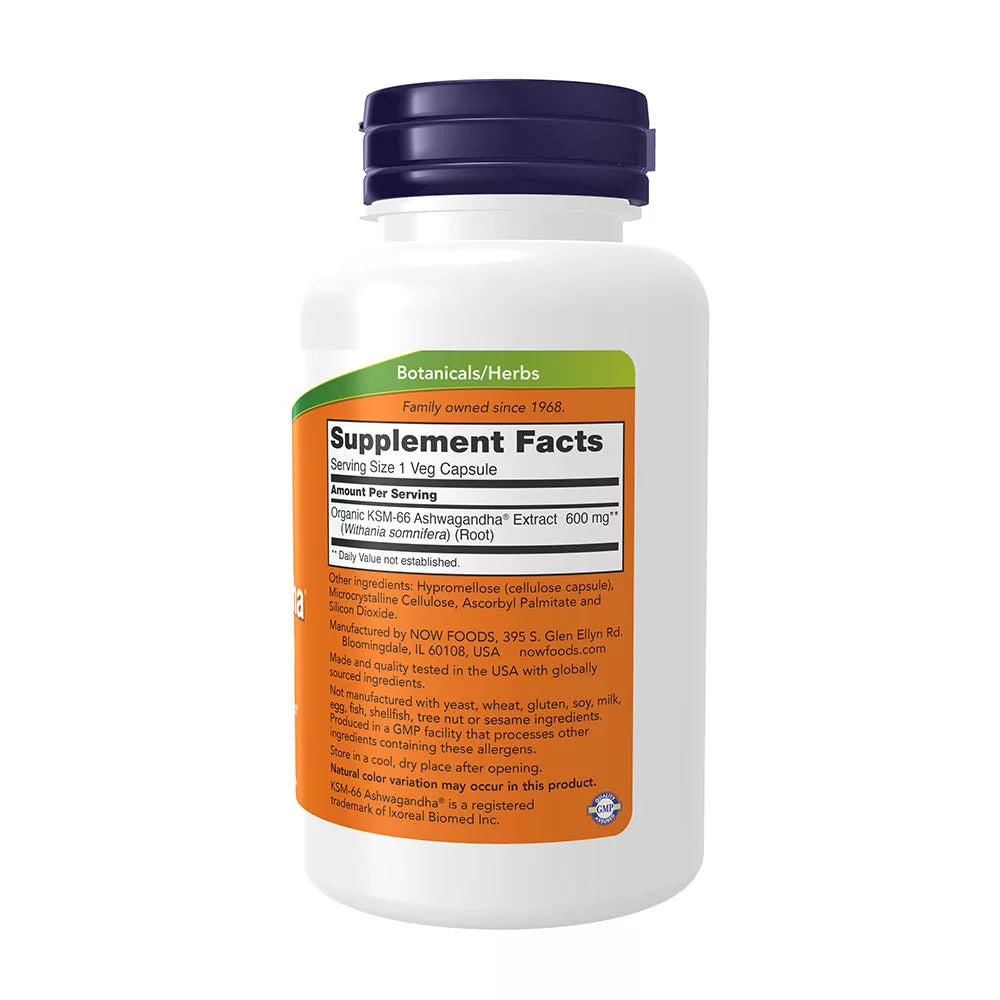 Now Foods KSM-66 Ashwagandha® (90 Capsules)
