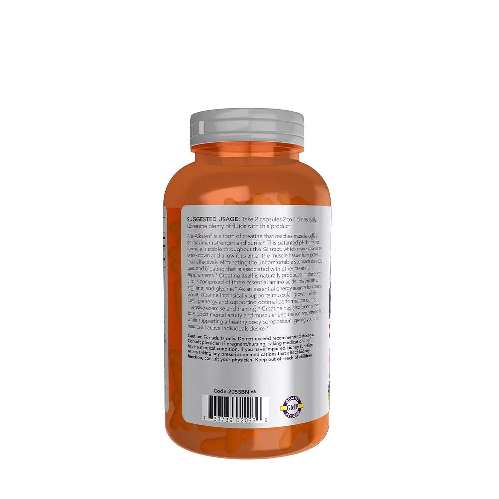 Now Foods Kre-Alkalyn® Creatine (240 Capsules)