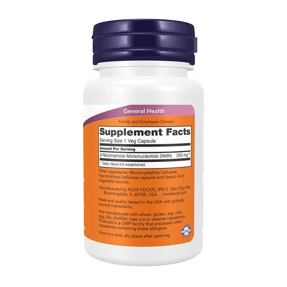 Now Foods NMN 250 mg (60 Veg Capsules)