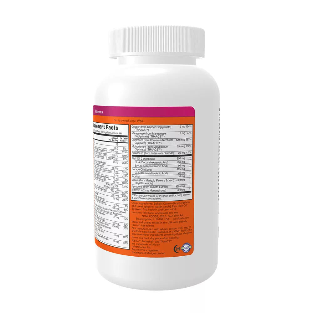 Now Foods Prenatal Gels + DHA Softgels (180 Softgels)
