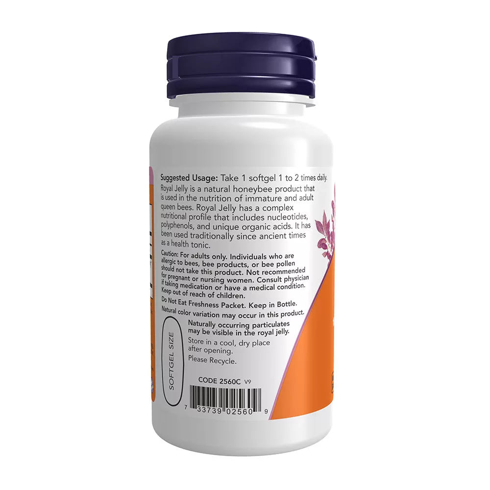Now Foods Royal Jelly 1000 mg (60 Softgels)
