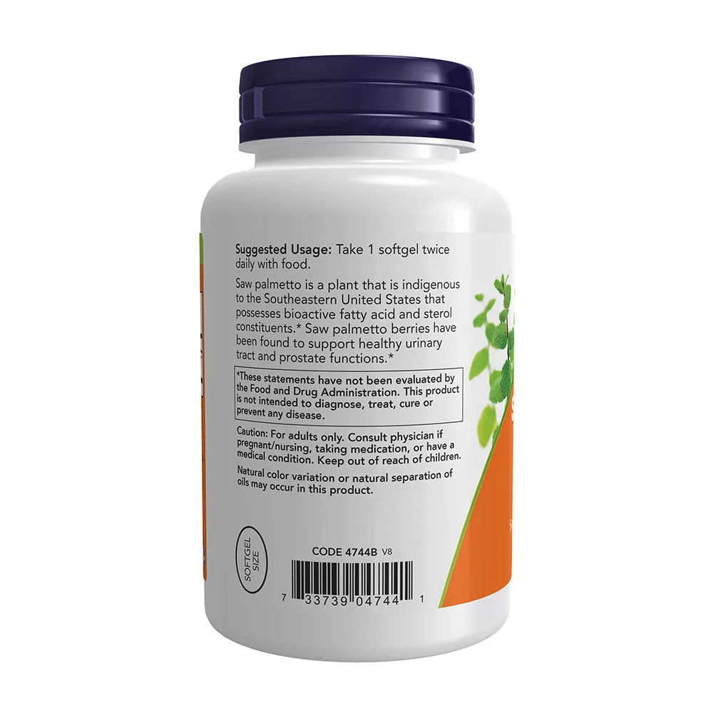 Now Foods Saw Palmetto Extract 160 mg (240 Softgels)