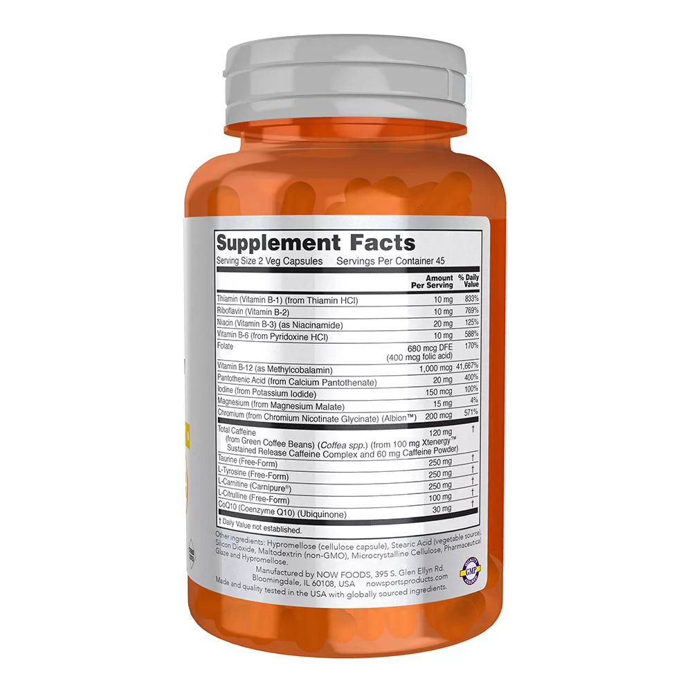 Now Foods Sustained Energy (90 Veg Capsules)