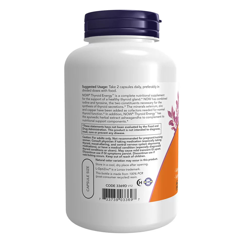 Now Foods Thyroid Energy™ (180 Veg Capsules)