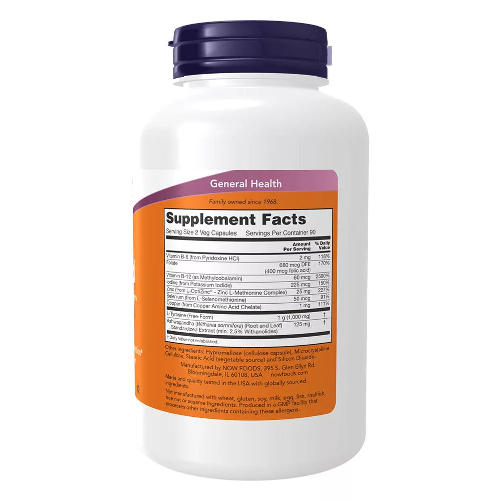 Now Foods Thyroid Energy™ (180 Veg Capsules)