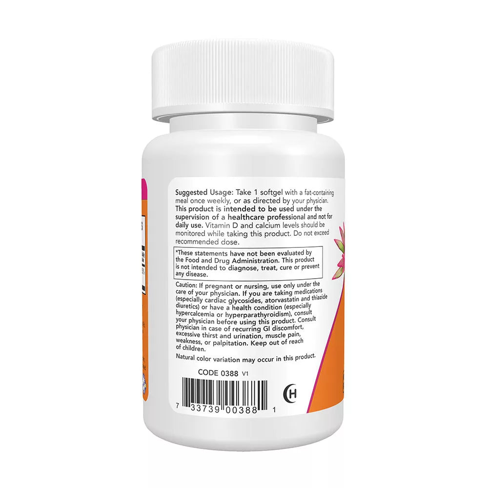 Now Foods Vitamin D-3 50,000 IU (12 Softgels)