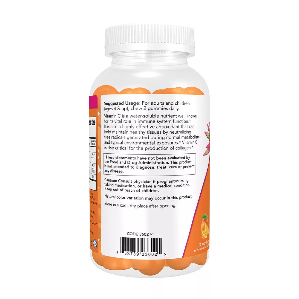 Now Foods Vitamin C Gummies (90 Gummies, Orange)