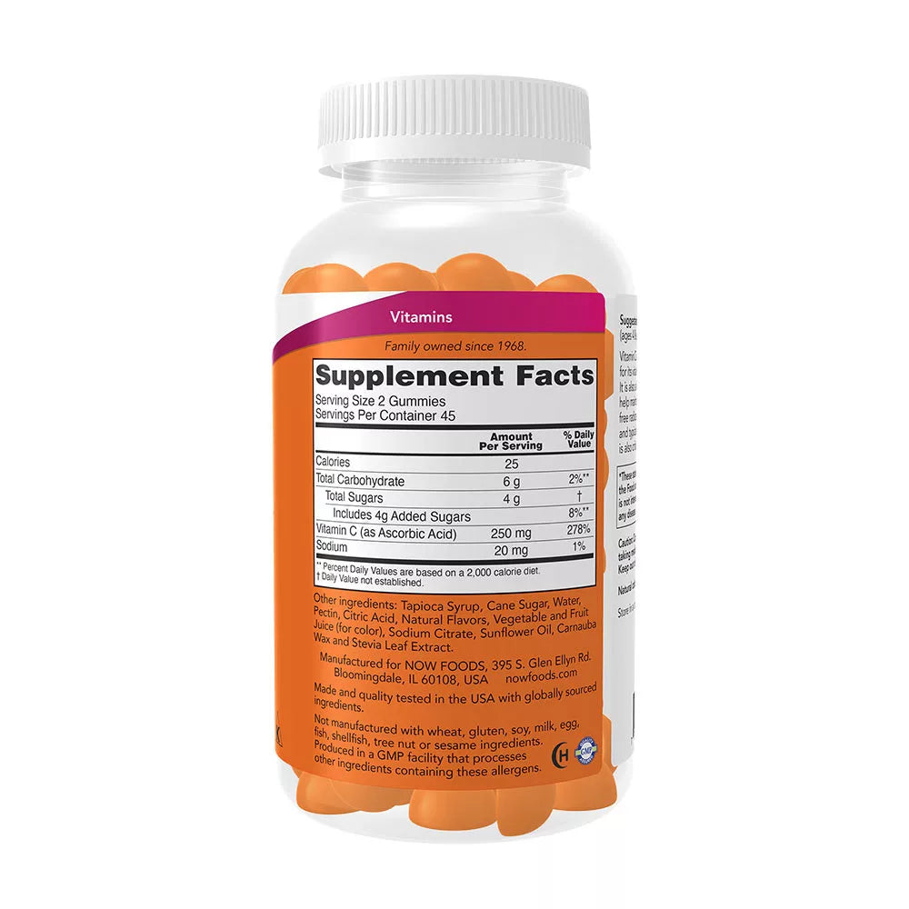 Now Foods Vitamin C Gummies (90 Gummies, Orange)