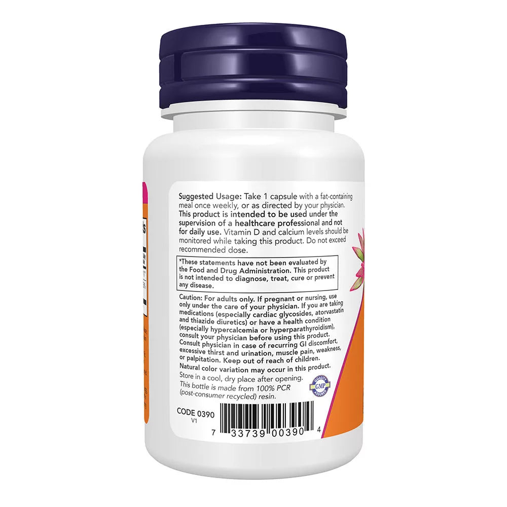 Now Foods Vitamin D-3 50,000 IU (15 Capsules)