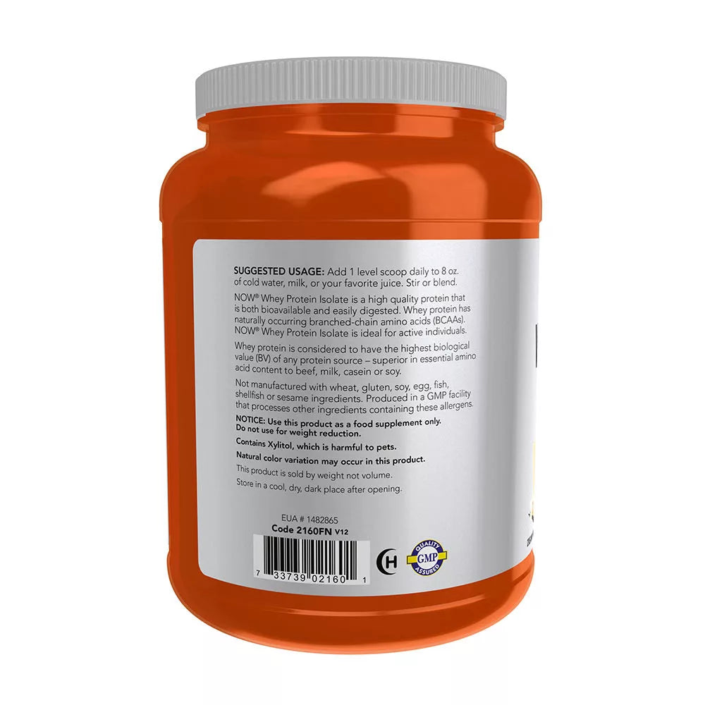 Now Foods Whey Protein Isolate (816 g, Creamy Vanilla)