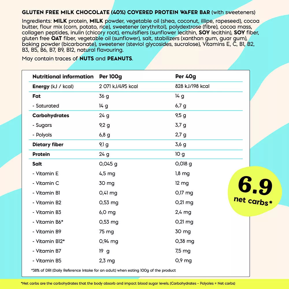 Nick's Protein Wafer Chocolate (40 g)