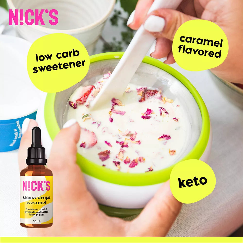Nick's Stevia Drops (50 ml, Caramel)