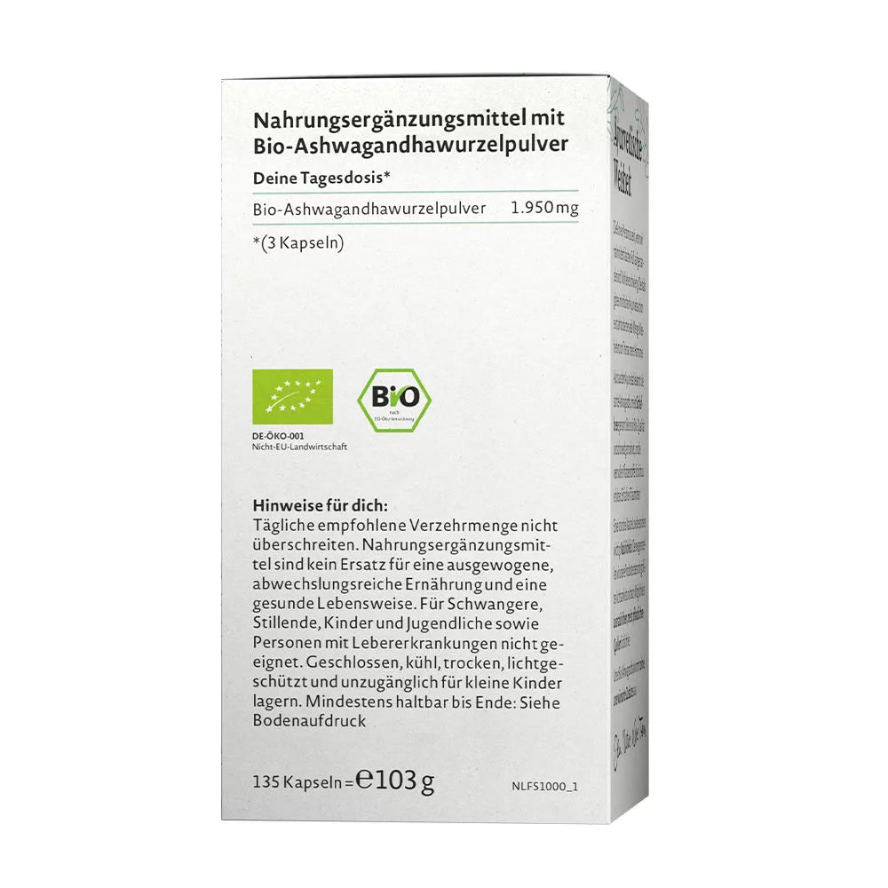Nature Love Bio Ashwagandha (135 Capsules)
