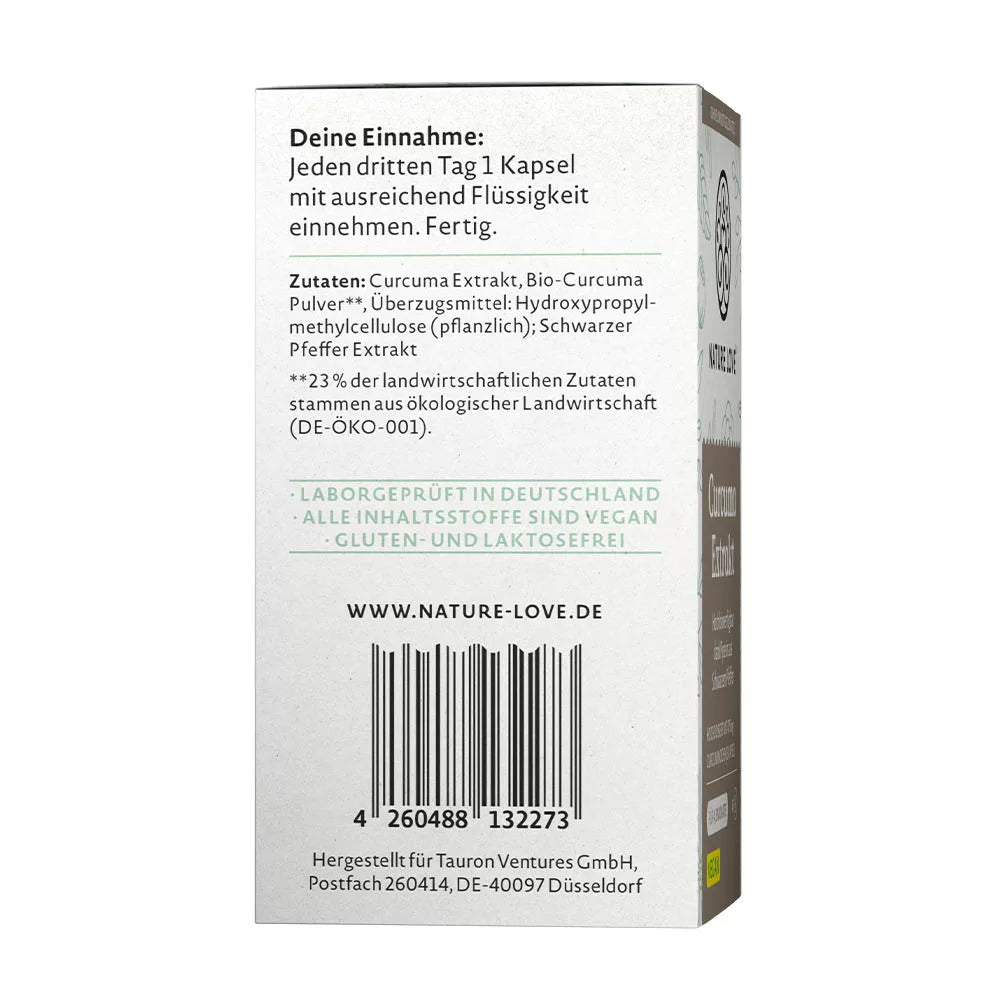 Nature Love Turmeric Extract (45 Capsules)