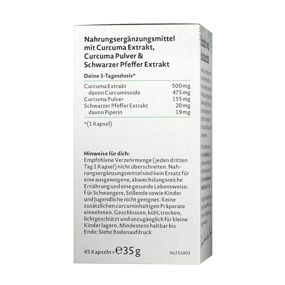 Nature Love Turmeric Extract (45 Capsules)