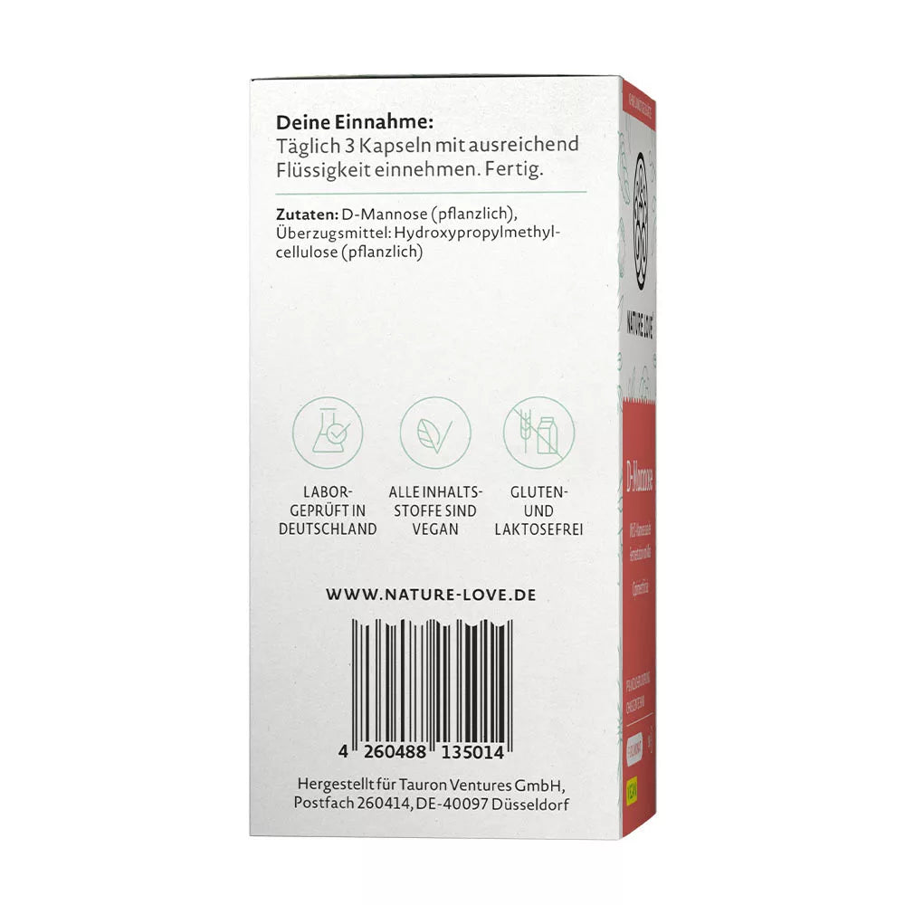 Nature Love D-Mannose (90 Capsules)