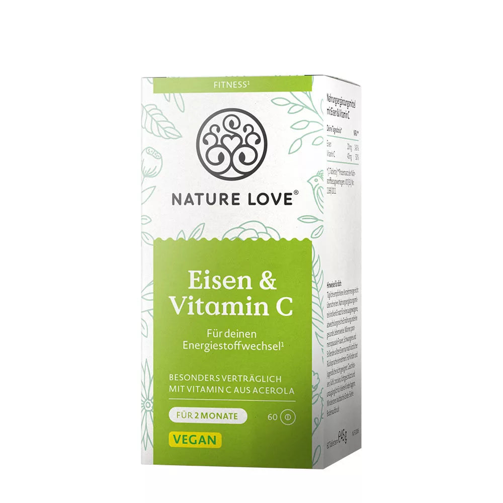 Nature Love Iron & Vitamin C (60 Tablets)