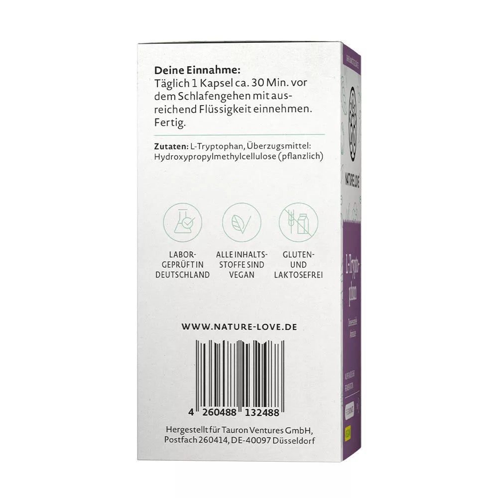 Nature Love L-Tryptophan (90 Capsules)