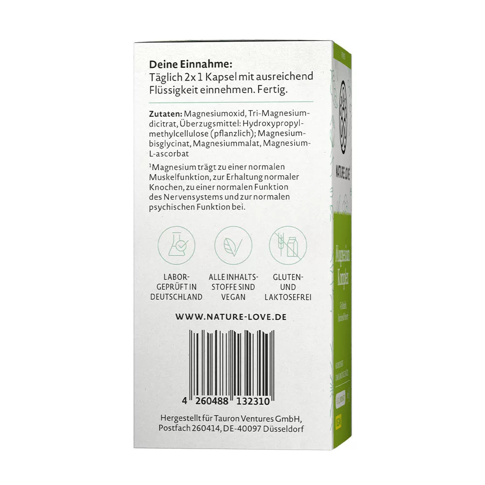 Nature Love Magnesium Komplex (90 Veg Capsules)