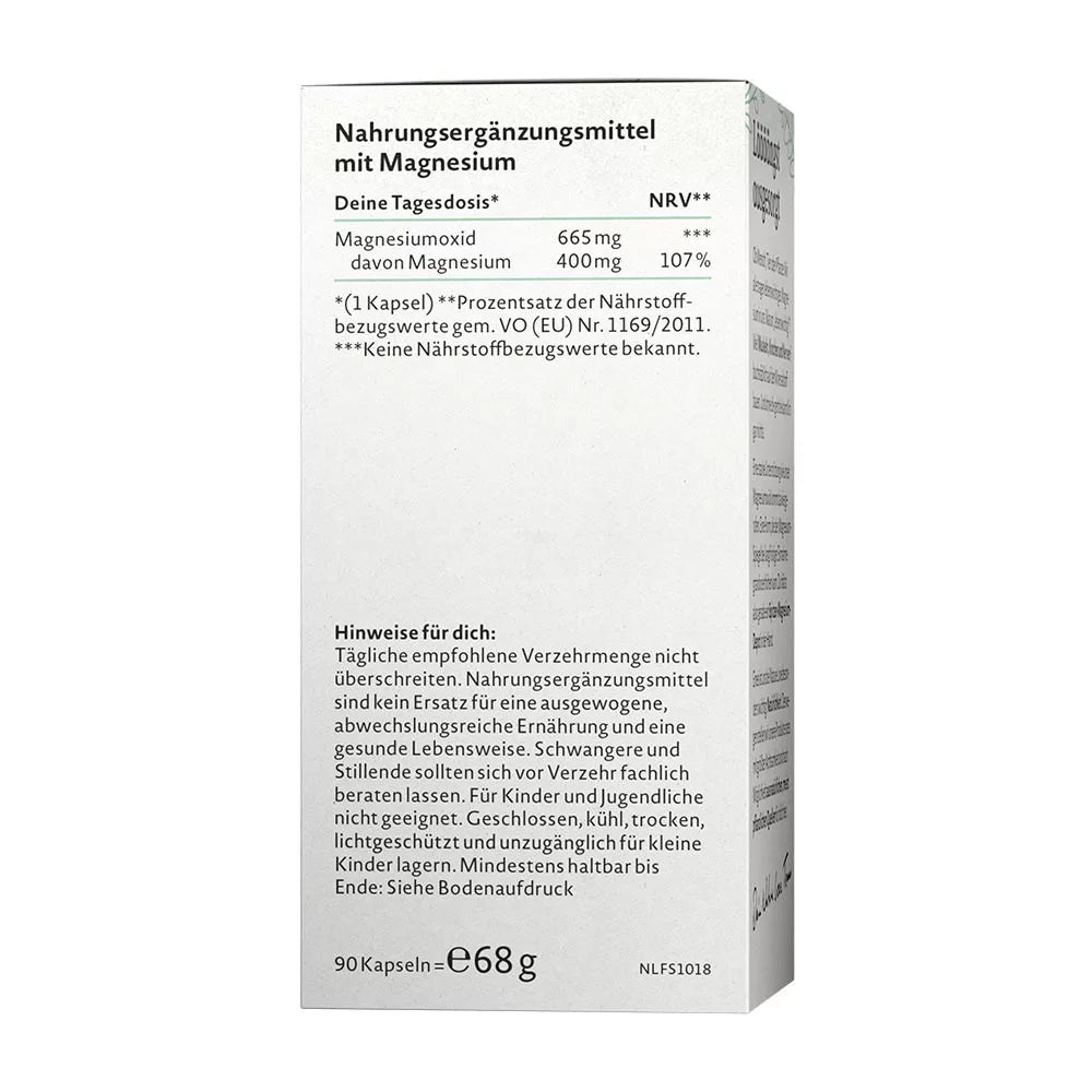 Nature Love Magnesium oxide (90 Capsules)
