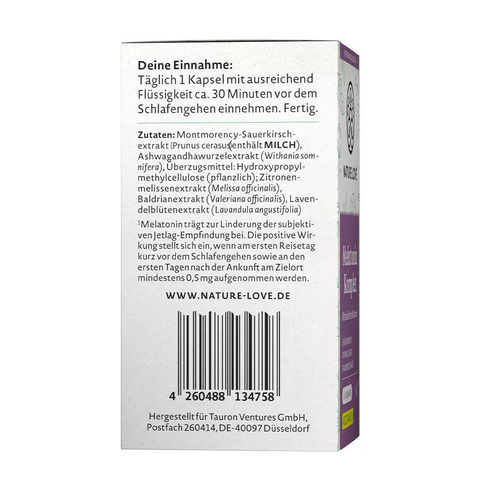Nature Love Melatonin Complex (60 Capsules)